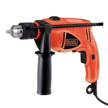 FURADEIRA 1/2" COM IMPACTOR VVR 127V550W - HD500-BR BLACK + DECKER FURADEIRA 1/2" COM IMPACTOR VVR 127V550W - HD500-BR BLACK + DECKER