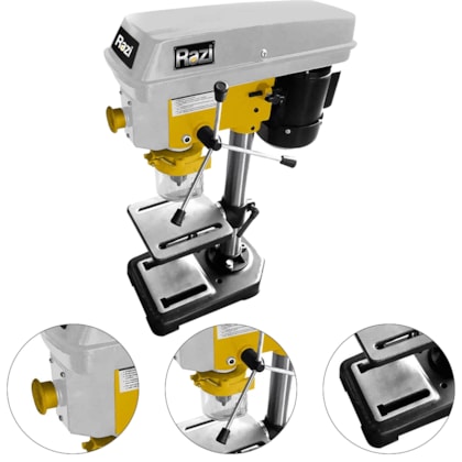 FURADEIRA DE BANCADA 13MM 1/2" 375W - RAZI FURADEIRA DE BANCADA 13MM 1/2" 375W - RAZI