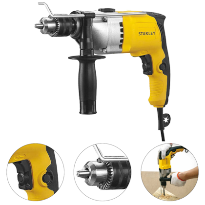 FURADEIRA DE IMPACTO 1/2" 13MM 800W - STDH8013 STANLEY FURADEIRA DE IMPACTO 1/2" 13MM 800W - STDH8013 STANLEY
