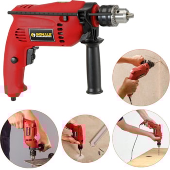 FURADEIRA DE IMPACTO 1/2" 500W PLUS FI500P - 929.0041-0 SCHULZ FURADEIRA DE IMPACTO 1/2" 500W PLUS FI500P - 929.0041-0 SCHULZ