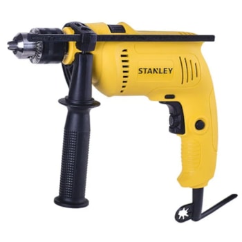 FURADEIRA DE IMPACTO 1/2" 600W COM 5 BROCAS - SDH600KA STANLEY FURADEIRA DE IMPACTO 1/2" 600W COM 5 BROCAS - SDH600KA STANLEY
