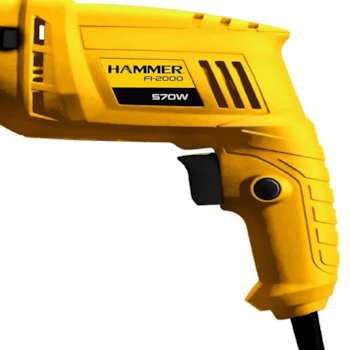 FURADEIRA DE IMPACTO 3/8" 10MM 570W - GYFI2000 HAMMER