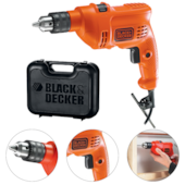 FURADEIRA DE IMPACTO 3/8" 560W + MALETA - TM500K BLACK + DECKER