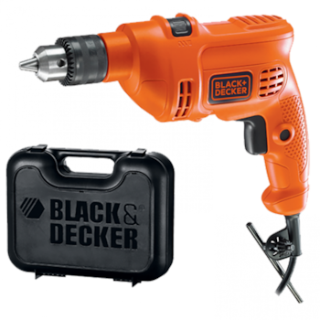 FURADEIRA DE IMPACTO 3/8" 560W + MALETA - TM500K BLACK + DECKER