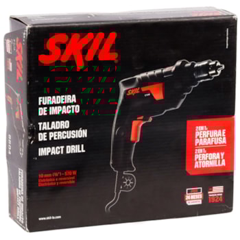 FURADEIRA DE IMPACTO ELÉTRICA 570W 10MM - 6604 SKIL FURADEIRA DE IMPACTO ELÉTRICA 570W 10MM - 6604 SKIL