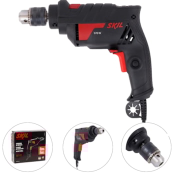 FURADEIRA DE IMPACTO ELÉTRICA 570W 10MM - 6604 SKIL FURADEIRA DE IMPACTO ELÉTRICA 570W 10MM - 6604 SKIL
