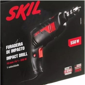 FURADEIRA DE IMPACTO PROFISSIONAL 3/8" 550W - 6662 SKIL FURADEIRA DE IMPACTO PROFISSIONAL 3/8" 550W - 6662 SKIL