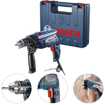 FURADEIRA DE IMPACTO PROFISSIONAL 650W GSB 13 RE - 060123D5E1 BOSCH FURADEIRA DE IMPACTO PROFISSIONAL 650W GSB 13 RE - 060123D5E1 BOSCH