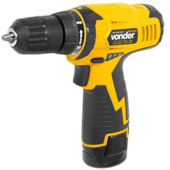 FURADEIRA E PARAFUSADEIRA A BATERIA 10,8V 220v - PFV010 VONDER FURADEIRA E PARAFUSADEIRA A BATERIA 10,8V 220v - PFV010 VONDER