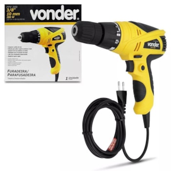 FURADEIRA/PARAFUSADEIRA 3/8" 280W FPV 300 - VONDER Voltagem:220V