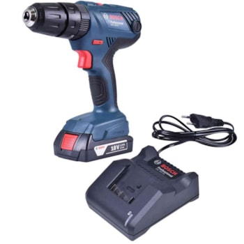FURADEIRA PARAFUSADEIRA DE IMPACTO 18V + KIT 23 PEÇAS - GSB 180 BOSCH FURADEIRA PARAFUSADEIRA DE IMPACTO 18V + KIT 23 PEÇAS - GSB 180 BOSCH