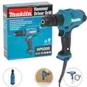FURADEIRA PARAFUSADEIRA DE IMPACTO 3/8" 320W - HP0300 MAKITA FURADEIRA PARAFUSADEIRA DE IMPACTO 3/8" 320W - HP0300 MAKITA
