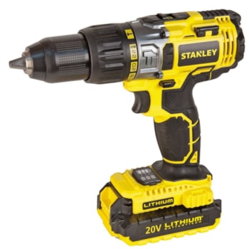 FURADEIRA PARAFUSADEIRA DE IMPACTO BATERIA 20V STDC18LHBK STANLEY