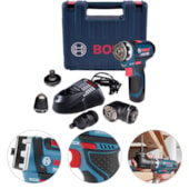 FURADEIRA / PARAFUSADEIRA KIT 5 EM 1 A BATERIA GSR 12V-15 FC - 06019F60E0 BOSCH