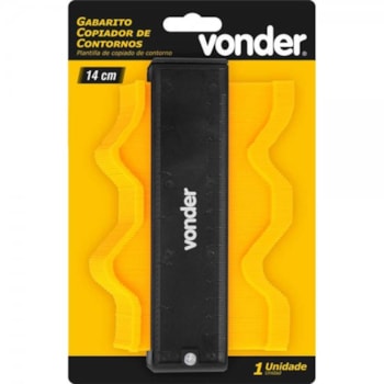 GABARITO COPIADOR DE CONTORNOS 14CM - 3595014000 VONDER GABARITO COPIADOR DE CONTORNOS 14CM - 3595014000 VONDER