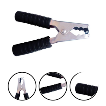 GARRA JACARÉ CLIP 100A GRANDE PRETA PC - 405930 WORKER GARRA JACARÉ CLIP 100A GRANDE PRETA PC - 405930 WORKER