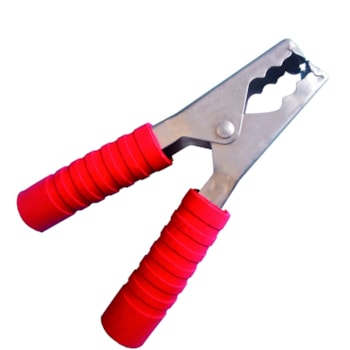 GARRA JACARÉ CLIP 100A GRANDE VERMELHA PC - 405922 WORKER GARRA JACARÉ CLIP 100A GRANDE VERMELHA PC - 405922 WORKER