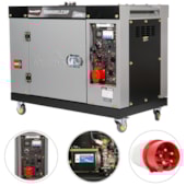 GERADOR A DISEL TRIFÁSICO 498 CC 7,5 KVA  - TDG8500SLE3XP TOYAMA GERADOR A DISEL TRIFÁSICO 498 CC 7,5 KVA  - TDG8500SLE3XP TOYAMA