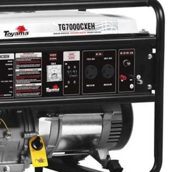 GERADOR A GASOLINA 115/230V 4 TEMPOS BIVOLT TG7000CXEH - 200-007 TOYAMA