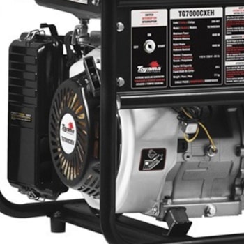 GERADOR A GASOLINA 115/230V 4 TEMPOS BIVOLT TG7000CXEH - 200-007 TOYAMA GERADOR A GASOLINA 115/230V 4 TEMPOS BIVOLT TG7000CXEH - 200-007 TOYAMA