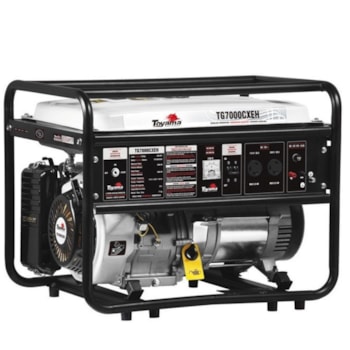 GERADOR A GASOLINA 115/230V 4 TEMPOS BIVOLT TG7000CXEH - 200-007 TOYAMA GERADOR A GASOLINA 115/230V 4 TEMPOS BIVOLT TG7000CXEH - 200-007 TOYAMA