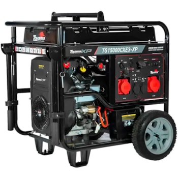 GERADOR A GASOLINA 17 KVA 380V PARTIDA ELETRICA TG15000CXE3-XP - TOYAMA GERADOR A GASOLINA 17 KVA 380V PARTIDA ELETRICA TG15000CXE3-XP - TOYAMA