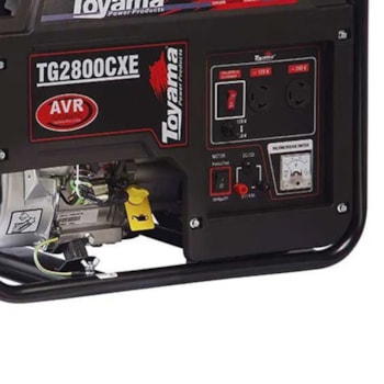 GERADOR A GASOLINA 2.5KVA COM SENSOR DE OLEO PARTIDA - TG2800CX TOYAMA GERADOR A GASOLINA 2.5KVA COM SENSOR DE OLEO PARTIDA - TG2800CX TOYAMA
