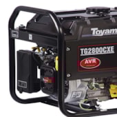 GERADOR A GASOLINA 2.5KVA TOYAMA COM SENSOR DE OLEO PARTIDA TG2800CXE Voltagem:BIVOLT