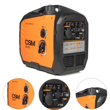 GERADOR A GASOLINA INVERTER 2 KVA 3HP 4T 220V 2000i-2 - CSM