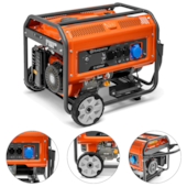 GERADOR À GASOLINA PARTIDA ELÉTRICA 8,5 KVA G8500P - 970712403 HUSQVARNA