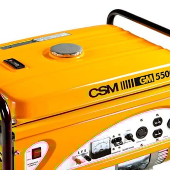 GERADOR DE ENERGIA PORTÁTIL À GASOLINA MONOFÁSICO GM5500E - CSM GERADOR DE ENERGIA PORTÁTIL À GASOLINA MONOFÁSICO GM5500E - CSM