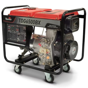 GERADOR DIESEL BIVOLT 5.5KW PARTIDA MANUAL TDG6500BX - 251-044 TOYAMA GERADOR DIESEL BIVOLT 5.5KW PARTIDA MANUAL TDG6500BX - 251-044 TOYAMA
