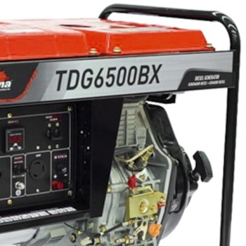 GERADOR DIESEL BIVOLT 5.5KW PARTIDA MANUAL TDG6500BX - 251-044 TOYAMA GERADOR DIESEL BIVOLT 5.5KW PARTIDA MANUAL TDG6500BX - 251-044 TOYAMA
