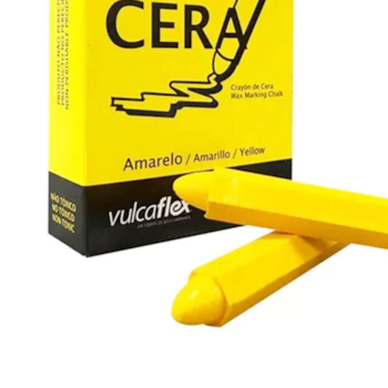 GIZ DE CERA AMARELO 1 X 12 - 75 VULCAFLEX