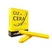 GIZ DE CERA AMARELO 1 X 12 - 75 VULCAFLEX GIZ DE CERA AMARELO 1 X 12 - 75 VULCAFLEX