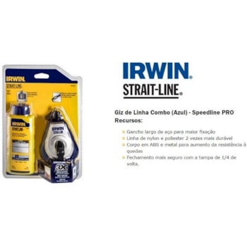 Giz De Linha Combo (azul) - Speedline Pro - 1928057 Irwin