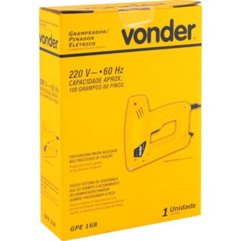 GRAMPEADOR PINADOR ELÉTRICO 1100W - GPE 168 VONDER GRAMPEADOR PINADOR ELÉTRICO 1100W - GPE 168 VONDER