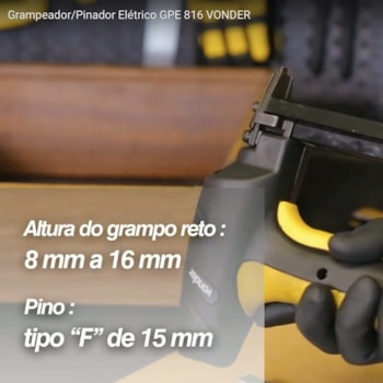 GRAMPEADOR PINADOR ELÉTRICO GPE816 -  VONDER Voltagem:220V