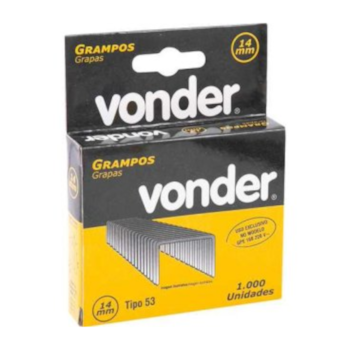 GRAMPO 14MM P/ GPE168 CX C/1000 - 2898168214 VONDER GRAMPO 14MM P/ GPE168 CX C/1000 - 2898168214 VONDER