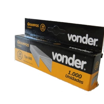 GRAMPO 16MM PARA GPE916 CAIXA C/1000 VONDER GRAMPO 16MM PARA GPE916 CAIXA C/1000 VONDER