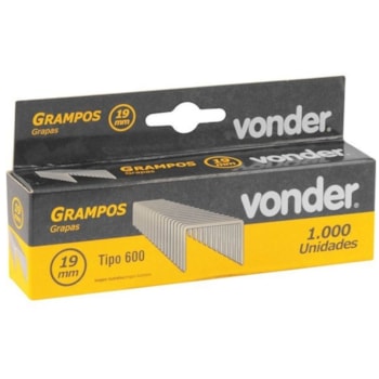 GRAMPO 19MM PARA GPE916 CAIXA C/1000 VONDER GRAMPO 19MM PARA GPE916 CAIXA C/1000 VONDER