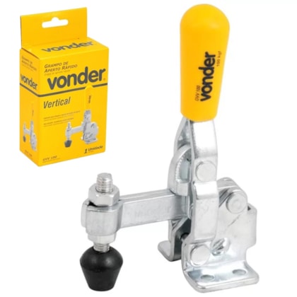 GRAMPO DE APERTO RÁPIDO VERTICAL 100KGF GVV 100 - 3580200100 VONDER GRAMPO DE APERTO RÁPIDO VERTICAL 100KGF GVV 100 - 3580200100 VONDER