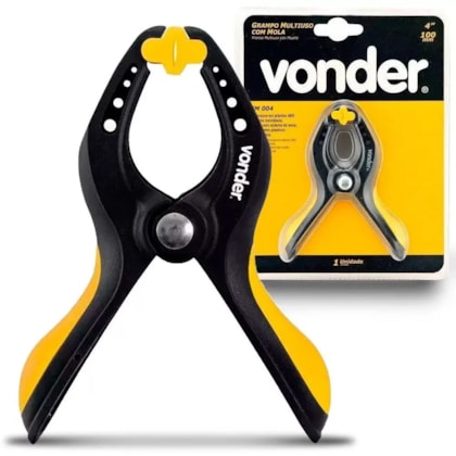 GRAMPO MULTIUSO COM MOLA 4 POLEGADAS GM 004 - 3580000004 VONDER GRAMPO MULTIUSO COM MOLA 4 POLEGADAS GM 004 - 3580000004 VONDER