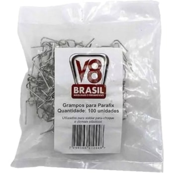 GRAMPO PARAFIX COM 100 UNIDADES - I9409 V8 BRASIL