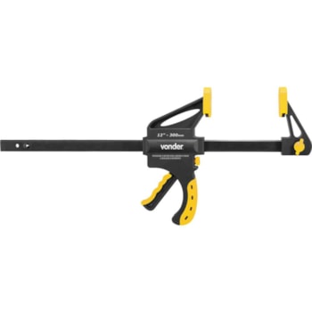 GRAMPO SARGENTO 12" DE APERTO RÁPIDO GA612 - 3580619012 VONDER GRAMPO SARGENTO 12" DE APERTO RÁPIDO GA612 - 3580619012 VONDER