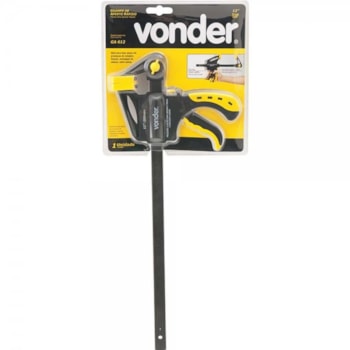 GRAMPO SARGENTO 12" DE APERTO RÁPIDO GA612 - 3580619012 VONDER GRAMPO SARGENTO 12" DE APERTO RÁPIDO GA612 - 3580619012 VONDER