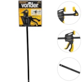 GRAMPO TIPO SARGENTO 24" (609MM) APERTO RÁPIDO GA 624 - 3580619024 VONDER GRAMPO TIPO SARGENTO 24" (609MM) APERTO RÁPIDO GA 624 - 3580619024 VONDER