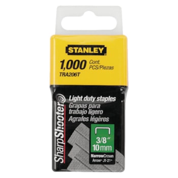 GRAMPOS PARA USO LEVE 3/8" 10MM COM 1.000 GRAMPOS - STANLEY