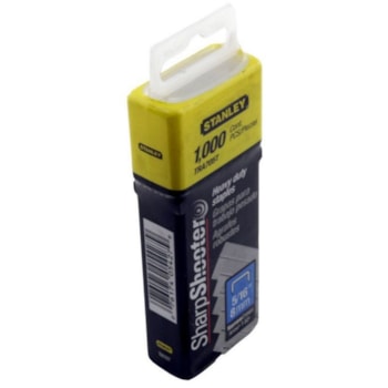 Grampos Pesado 5/16 Com 1000 Peças - 8mm Tra705t Stanley Grampos Pesado 5/16 Com 1000 Peças - 8mm Tra705t Stanley