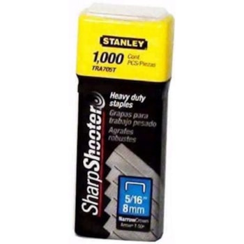 Grampos Pesado 5/16 Com 1000 Peças - 8mm Tra705t Stanley Grampos Pesado 5/16 Com 1000 Peças - 8mm Tra705t Stanley
